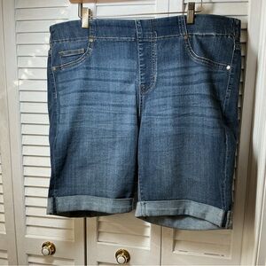 Liverpool Blue Denim Shorts Size 18W